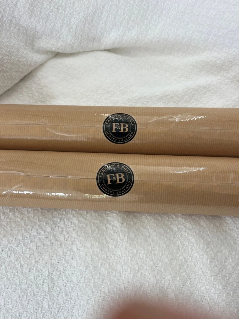 Farrow & Ball Wallpaper Tourbillon Blue Green 2 Full Rolls BP 4805